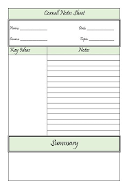 Its developer was walter pauk, a professor at cornell university. 8 Free Cornell Notes Templates Ms Word Ms Excel And Pdf