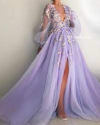 Nina Lilac Blooming Gown Lilac Dress Royal Dresses Fairytale Dress