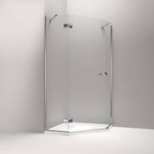 Frameless Pentagon Shower Enclosure Bathroom Design Shower Room Shower Enclosure