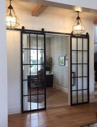 Glass Doors For Entry To Office And 2nd Bedroom Glass Would Be Frosted For Privacy To French Doors Interior Interior Sliding Barn Doors Glass Doors Interior
