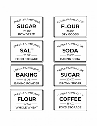 Download them for free in ai or eps format. Free Editable Printable Kitchen Pantry Labels For Storage Containers Heart Filled Spaces