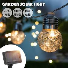 イルミネーション ソーラー led ガーデン ライト 電球型 3 6m 10球 屋外 室内 庭 防水 防雨 充電 おしゃれ インテリア 照明 kirm s garden2 電光ホーム 通販 yahoo ショッピング 電球 ガーデンライト ソーラー イルミネーション