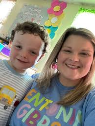 💙 Pre-K learned all about the color BLUE and the letter O this week! They  celebrated by wearing blue and having Show-And-Tell with items starting  with “O.” 💙