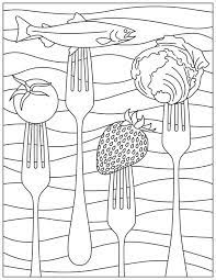 About the animals coloring pages do you have a little animal lover at home? Printable Coloring Page For National Nutrition Month Food And Health Communications