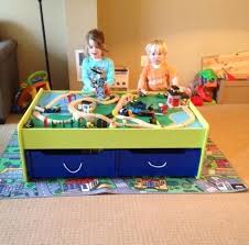 Shamrocks Crafts Decor More Train Table Diy Kids Table Toddler Play Table