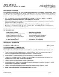 Intelligence Analyst Resume