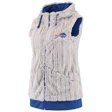 Womens Buffalo Bills Antigua Silverroyal Rant Hooded Full-zip Vest Buffalo Bills Buffalo Bills Gear Football Outfits