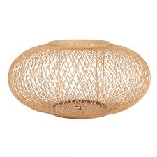 Https Medias Maisonsdumonde Com Image Upload Q Auto F Auto W 2000 Img Pantalla Para Lampara De Techo De Bambu Beige D 46 100 En 2020 Maison Du Monde Abat Jour Bambou