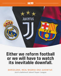 Maybe you would like to learn more about one of these? Espn Fc On Twitter Super League Giants Real Madrid Juventus And Barcelona Are Still Fighting