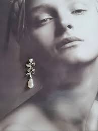 Vintage Swarovski Orchid Branch Retired bargain Ruby