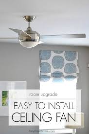 The process for installing a ceiling fan is similar to wiring a light fixture, with a few modifications to accommodate for the extra weight and wiggle of the fan. Good Bye Builder Boob Light Hello Sleek And Modern