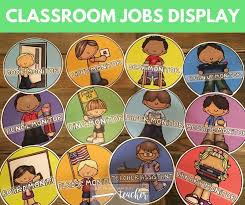 Student Jobs Classroom Display Student Jobs Classroom Jobs Display Classroom
