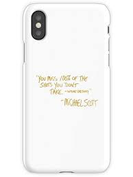 The Office Wayne Gretzky Quote Gold Iphone Case By Megsmillie In 2020 Gold Iphone Case Iphone Phone Cases Collage Phone Case