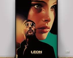 Leon: the Professional Poster, Wall Art & Home Decor, Crime Thriller Movie  Poster Gift