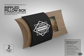 Vol 5 Food Box Packaging Mockups Pillow Box Food Box Packaging Sleeve Packaging