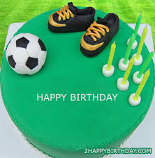 Happy Birthday Cake With Name Edit For Boys Check This Happy Birthday Cake For A Boy Girl Who Are Football Fan Wish Them Birthday In Birthday Cake Writing Birthday Cake Write Name Football Birthday Cake
