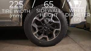 How to find your tire size. Subaru Crosstrek Bigger Snow Tire Upgrade Explorist Life