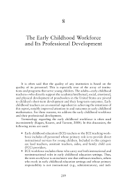 Motivational letter example when applying for a job at day care early childhood development. 8 The Early Childhood Workforce And Its Professional Development Mathematics Learning In Early Childhood Paths Toward Excellence And Equity The National Academies Press