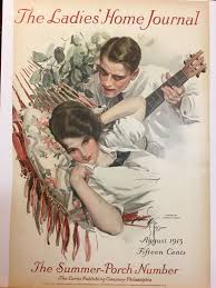 Ladies Home Journal Original Cover August 1913 By Harrison Etsy In 2020 Magazine Illustration Vintage Illustration Vintage Magazine