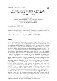 Novel si karismatik charlie wade bab 21 ini merupaka karya dari lord leaf yang kini bukunya banyak digemari hampir semua orang yang membacanya, meskipun tulisan. Pdf A South Sulawesi Hero And Villain Qahhar Mudzakkar Kahar Muzakkar And His Legacy