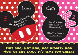 A customized minnie mouse birthday card lets you invite your loved ones to the party with a unique, personal touch. Red Minnie Mouse Birthday Invitation Template Novocom Top
