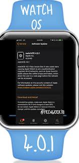 Watch Os 4 0 1 Apple Watch Watches Software Update