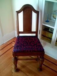 How To Upholster A Non Removable Chair Seat Dining Room Seat Covers Reupholster Chair Reupholster Chair Dining