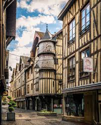 Rue Chameaux Troyes Architecture Traditionnelle Champagne Ardenne Champagne