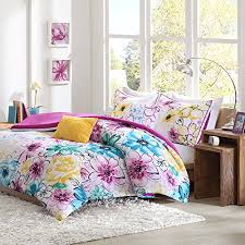 Ships free orders over $39. Buy Intelligent Design Olivia Comforter Set Full Queen Size Purple Blue Floral 5 Piece Bed Sets Ultra Soft Microfiber Teen Bedding For Girls Bedroom Online In Uae B00kt27ctg