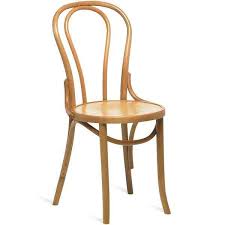 Solid ash wood chair with spindal style back rest. Ella Bentwood Bistro Chairs Natural Pub Coffee Shop Furniture