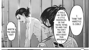 See more of hail eren jäger on facebook. Meh Eren S New Hairstyle In Chapter 108 The Man Bun