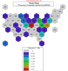 SCHEPER Last Name Statistics by MyNameStats.com