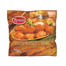 The costco chicken wings are meaty. Great Recipes From Tyson Fully Cooked Classic Buffalo Style Chicken Wings