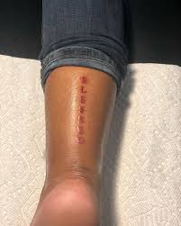 Glorrydolls Tattoos Red Ink Tattoos Black Girls With Tattoos