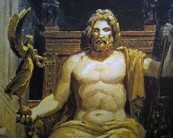 Image of Zeus King of the Gods Iliad classical art