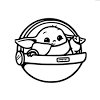 Free Free 337 Svg Files Baby Yoda Svg SVG PNG EPS DXF File