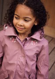 Imperméable Manteau Fille Rose Manteau Enfant Imperméable Doublé Sherpa  Sora Rose Petit Beguin