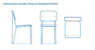 An average chair and a half would measure 35 inches in height, 45 inches in width and 43 inches in the seat dimensions are 27.5 inches in width and 28 inches depth. Prouve Standard Chair Dimensions Drawings Dimensions Com
