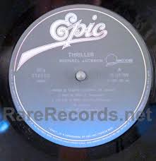Housed in a poly sleeve with info sticker titled: Michael Jackson Thriller Original Japan Lp With Obi