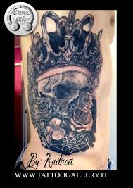 Here are some of the most common meanings: Half Skull Half Face With Roses By Andrea Tartari Tattoonow