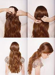 20 Easy Half Up Hairstyles That Ll Only Take Minutes To Achieve The Singapore Women S Weekly Half Up Hair Elegant Hairstyles Cool Hairstyles