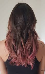 Rose Gold Hair Hair Color Pink Balayage Hair Brown Ombre Hair