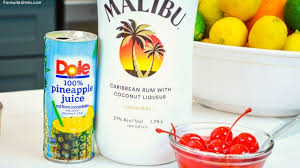 This easy to make, tasty cocktail combines coconut rum, pineapple, and sweet grenadine! Malbu Sunset Cocktail The Farmwife Drinks