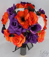 Orange and black wedding bouquets. 62 Orange And Black Wedding Ideas Black Wedding Wedding Orange Wedding