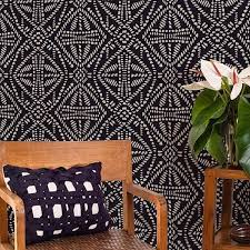 Tribal Batik Allover Stencil Schablone Fur Wand Wandmalerei Schablonen Gemusterte Wand