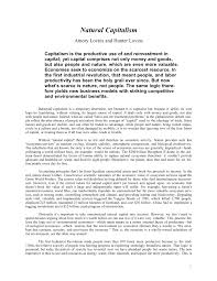 Pdf Natural Capitalism