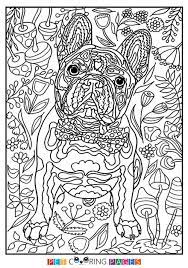 Free Printable French Bulldog Coloring Page Available For Download Simple And Detailed Versions For Adul Horse Coloring Pages Dog Coloring Page Coloring Pages