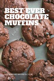 Best Ever Chocolate Muffins Baking Chocolate Easyrecipe Kids Homemade Muffins Muffin Recipes Chocolate