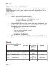 Not growing microorganisms at body temperature. Microbiology Lab 4 Report 1 Pdf Page 1 Of 5 Lab 4 Transfer Of Bacteria Aseptic Technique Purpose To Be Able To Differentiate Between Broth Culture Course Hero