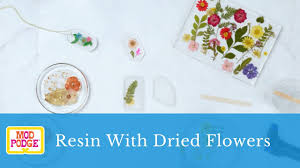 I love mod podge and it can be used on so many surfaces making it easy to work with, but it can be my bottle of mod podge was getting low so i decided to try to whip up my own batch of homemade. Mod Podge Resin Dried Flowers With Resin Youtube